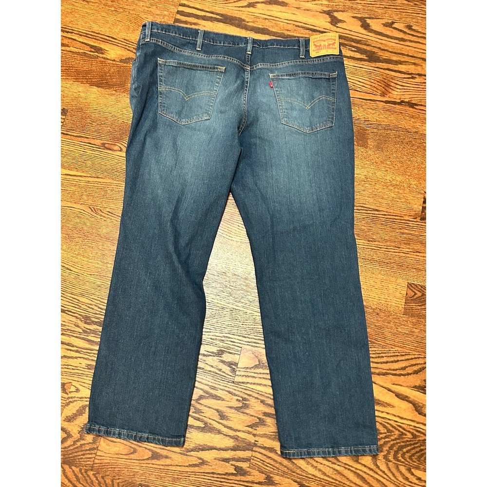 Levi Strauss 541 Men's Jeans 46x32, Dark Blue Denim - Picture 9 of 9